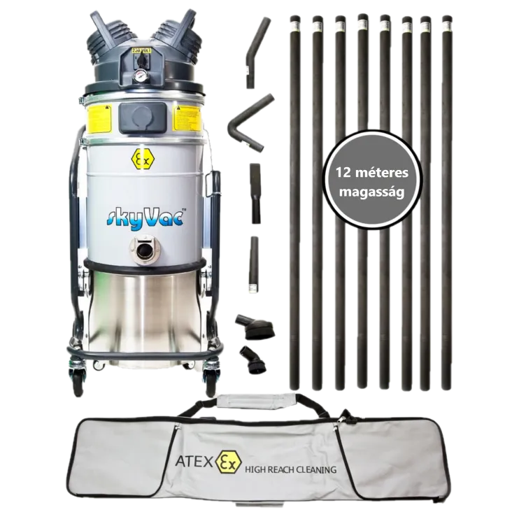 SkyVac ATEX A37G beltéri porszívószett